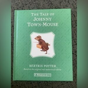 🥕6/$20 The Tale of Johnny Town-Mouse by Beatrix Potter - Green Cover
